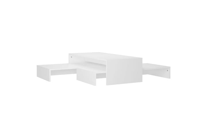 Sohvapöytäsarja valkoinen 100x100x26,5 cm lastulevy - Sohvapöytä - Sarjapöytä