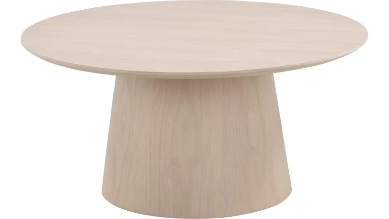 Sohvapöytä Solhem 80 cm, Valkaistu