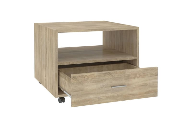 Sohvapöytä Sonoma-tammi 55x55x40 cm tekninen puu - Ruskea - Huonekalut - Pöytä & ruokailuryhmä - Sohvapöytä