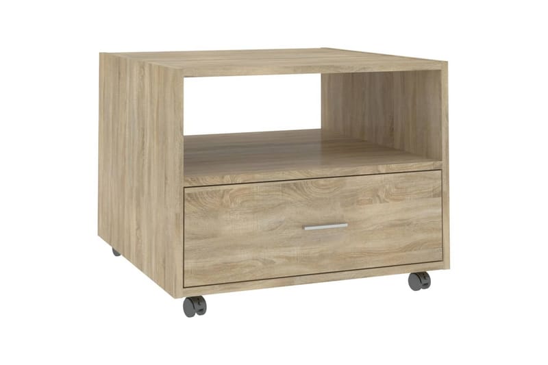 Sohvapöytä Sonoma-tammi 55x55x40 cm tekninen puu - Ruskea - Huonekalut - Pöytä & ruokailuryhmä - Sohvapöytä