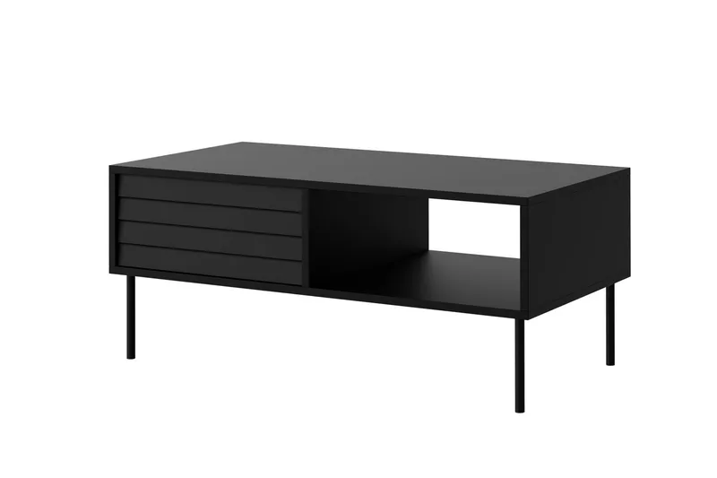 Sohvapöytä Soublet 100 cm, Musta