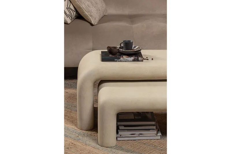 Sohvapöytä Stani 2 kpl - Huonekalut - Pöytä & ruokailuryhmä - Apupöytä & sivupöytä - Sarjapöytä