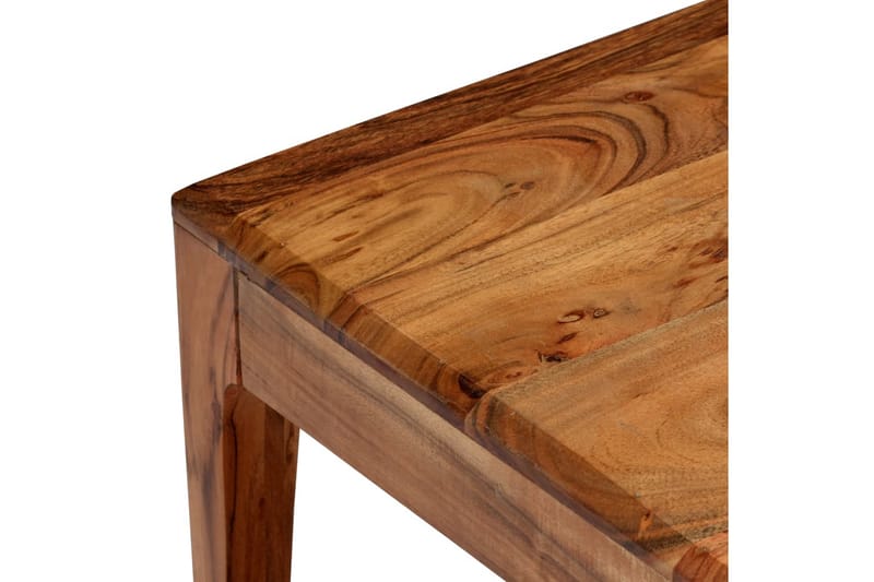 Sohvapöytä täysi puu 88x50x38 cm - Ruskea - Huonekalut - Pöytä & ruokailuryhmä - Sohvapöytä