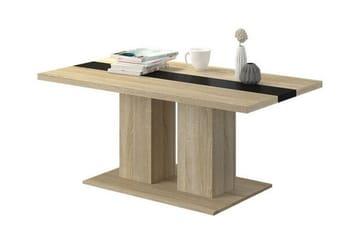 Tallow 60 cm suorakulmainen sohvapöytä maalattua puuta - Beige - Huonekalut - Pöytä & ruokailuryhmä - Sohvapöytä