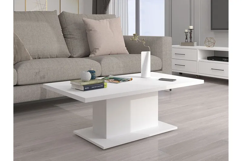 Tallow Soffbord 60 cm White - Huonekalut - Pöytä & ruokailuryhmä - Sohvapöytä