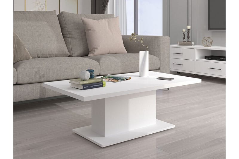 Tallow Soffbord 60 cm White - Huonekalut - Pöytä & ruokailuryhmä - Sohvapöytä