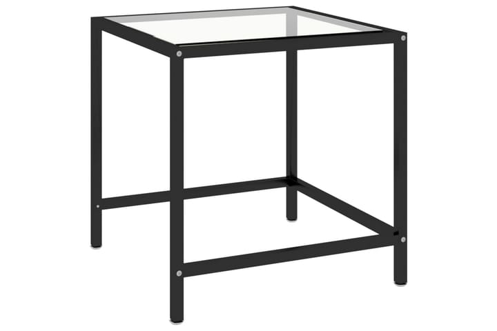 Teepöydät 2 kpl karkaistu lasi musta - Musta - Sohvapöytä - Sarjapöytä