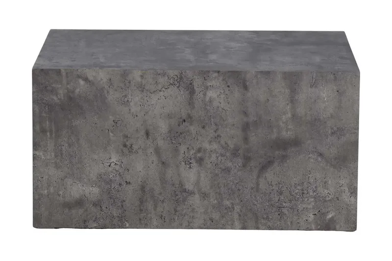 Travertin Sohvapöytä York 80 cm, Tummanharmaa