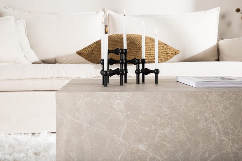 Travertin Sohvapöytä York 80x60x40 cm - Beige - Huonekalut - Pöytä & ruokailuryhmä - Sohvapöytä