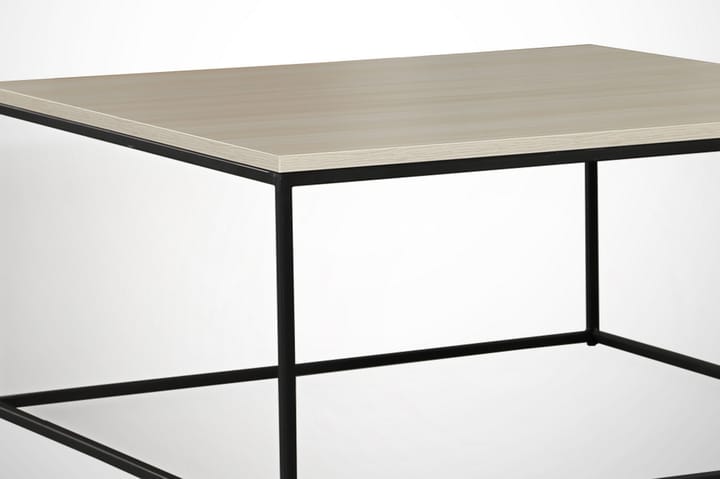 Sohvapöytä Ubbeboda 75 cm - Valkoinen/Musta - Sohvapöytä