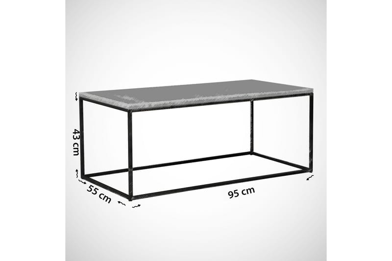 Sohvapöytä Ubbeboda 95 cm - Ruskea - Huonekalut - Pöytä & ruokailuryhmä - Sohvapöytä