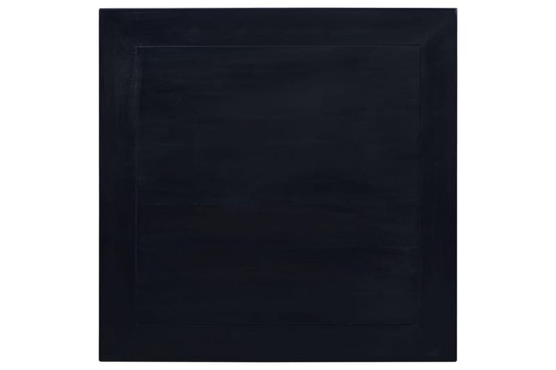 Sohvapöytä vaalea musta kahvi 68x68x30 cm täysi mahonki - Musta - Huonekalut - Pöytä & ruokailuryhmä - Sohvapöytä