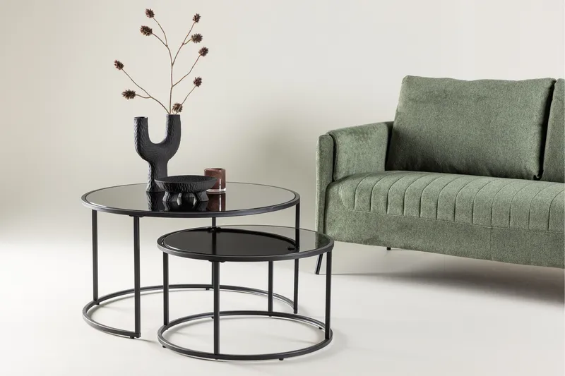 Sohvapöytä Venture Home Twinte-sohvapöytä Musta - Huonekalut - Pöytä & ruokailuryhmä - Sohvapöytä