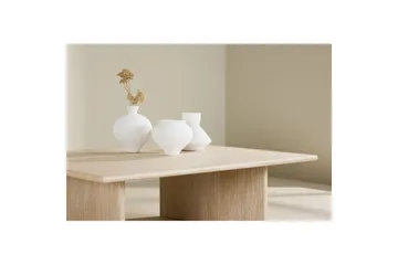 Sohvapöytä VIND Skagen 100x120 cm Beige - Huonekalut - Pöytä & ruokailuryhmä - Sohvapöytä