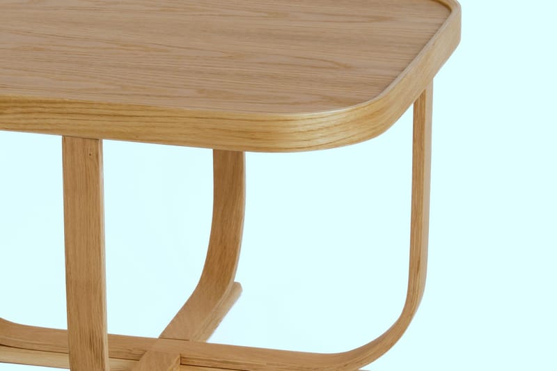 Sohvapöytä Wallxpert Hisar (90 x 45 x 90 cm) Tammi - Tammi - Huonekalut - Pöytä & ruokailuryhmä - Sohvapöytä