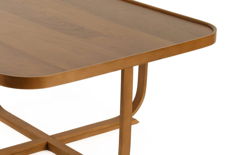 Sohvapöytä Wallxpert Hisar (90 x 45 x 90 cm) Pähkinä - Pähkinä - Huonekalut - Pöytä & ruokailuryhmä - Sohvapöytä