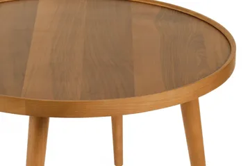Sohvapöytä Wallxpert Polen (80 x 48 x 80 cm) pähkinä - pähkinä - Huonekalut - Pöytä & ruokailuryhmä - Sohvapöytä
