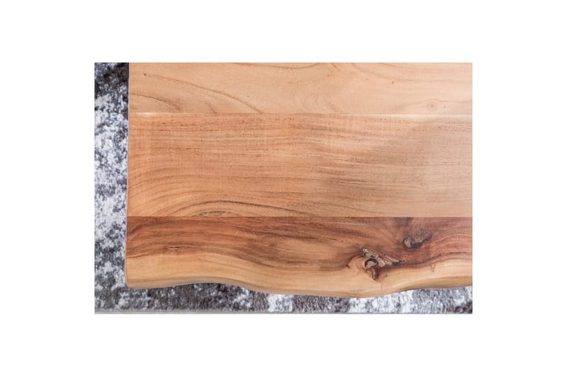 Sohvapöytä Wohnling Gaya-massiivipuinen akasia puun reunailmeellä, maalaistyyli - Huonekalut - Pöytä & ruokailuryhmä - Sohvapöytä