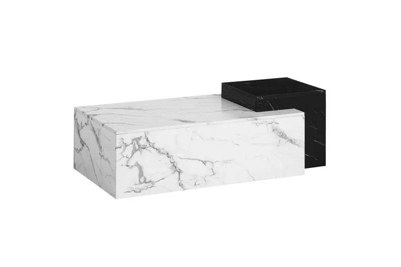 Sohvapöytä Wohnling Marmorilohkareen näköinen suorakulmainen moderni, undefined