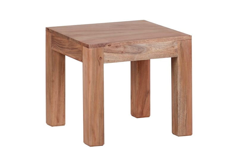 Sohvapöytä Wohnling Massiivipuu Maalaistalo Klassinen Käsintehty 45x45 cm, Akaasia, 45x45 cm, Akaasia