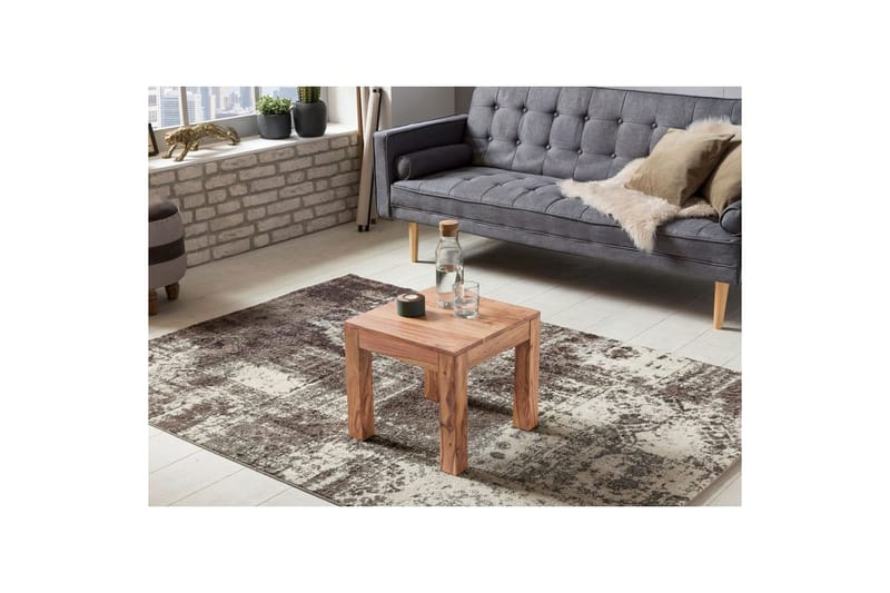 Sohvapöytä Wohnling Massiivipuu Maalaistalo Klassinen Käsintehty 45x45 cm, Akaasia - 45x45 cm, Akaasia - Huonekalut - Pöytä & ruokailuryhmä - Sohvapöytä