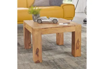 Sohvapöytä Wohnling Massiivipuu Maalaistalo Klassinen Käsintehty 60x60 cm, Akaasia - 60x60 cm, Akaasia - Huonekalut - Pöytä & ruokailuryhmä - Sohvapöytä