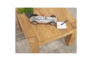 Sohvapöytä Wohnling Massiivipuu Maalaistalo Klassinen Käsintehty 60x60 cm, Akaasia - 60x60 cm, Akaasia - Huonekalut - Pöytä & ruokailuryhmä - Sohvapöytä