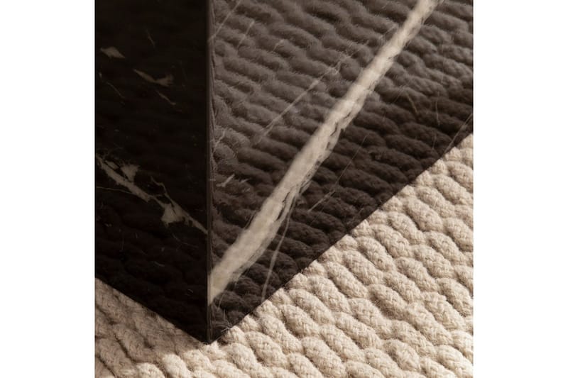 Sohvapöytä Wohnling MONOBLOC marmoriefekti 40x40x45 cm, moderni tyyli Musta marmori - Musta marmori - Huonekalut - Pöytä & ruokailuryhmä - Sohvapöytä