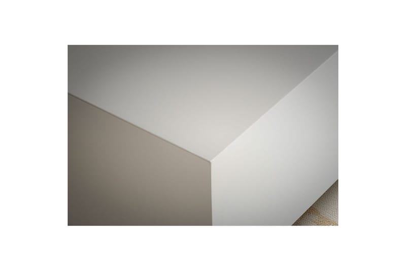 Sohvapöytä Wohnling MONOBLOC moderni ulkonäkö, 60x60x35 cm, jalakset Valkoinen - Valkoinen - Huonekalut - Pöytä & ruokailuryhmä - Sohvapöytä