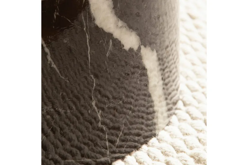 Sohvapöytä Wohnling MONOBLOC pyöreä 60 cm, moderni tyyli Musta marmori - Musta marmori - Huonekalut - Pöytä & ruokailuryhmä - Marmoripöydät