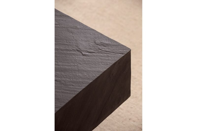 Sohvapöytä Wohnling Täyspuinen neliön muotoinen moderni kivijäljitelmä moderni - Huonekalut - Pöytä & ruokailuryhmä - Sohvapöytä