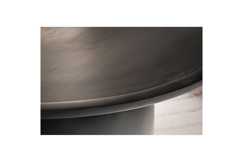 Sohvapöytä Wohnling Täyspuinen pyöreä 60 cm sylinterimäinen jalusta klassinen moderni - Huonekalut - Pöytä & ruokailuryhmä - Sohvapöytä