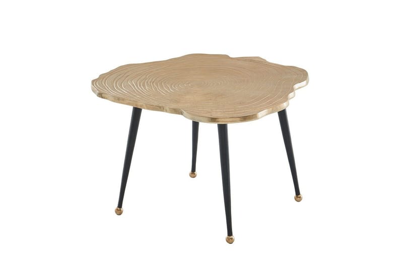 Sohvapöytä Wohnling Puuleikkuutyyli metalli modernilla metallijaloilla, undefined