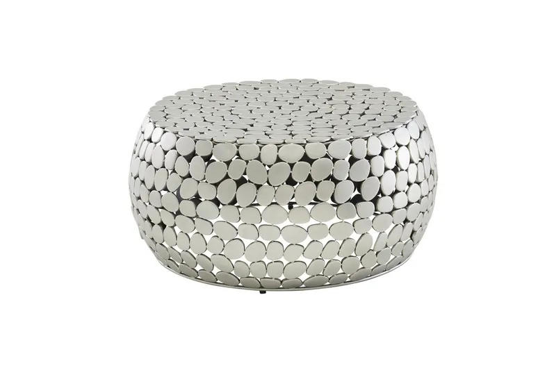 Sohvapöytä Wohnling Pyöreä metallilevytyyli mattapintainen moderni, undefined