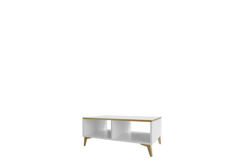 Sohvapöytä Worthing 100 cm, Valkoinen