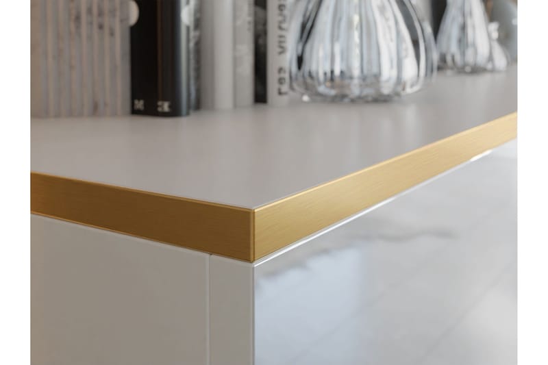 Sohvapöytä Worthing 100 cm - Valkoinen - Huonekalut - Pöytä & ruokailuryhmä - Sohvapöytä