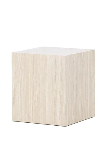Sohvapöytä Peach York sohvapöytä 45x40x40 cm – travertiinijäljitelmä Beige - Huonekalut - Pöytä & ruokailuryhmä - Sohvapöytä