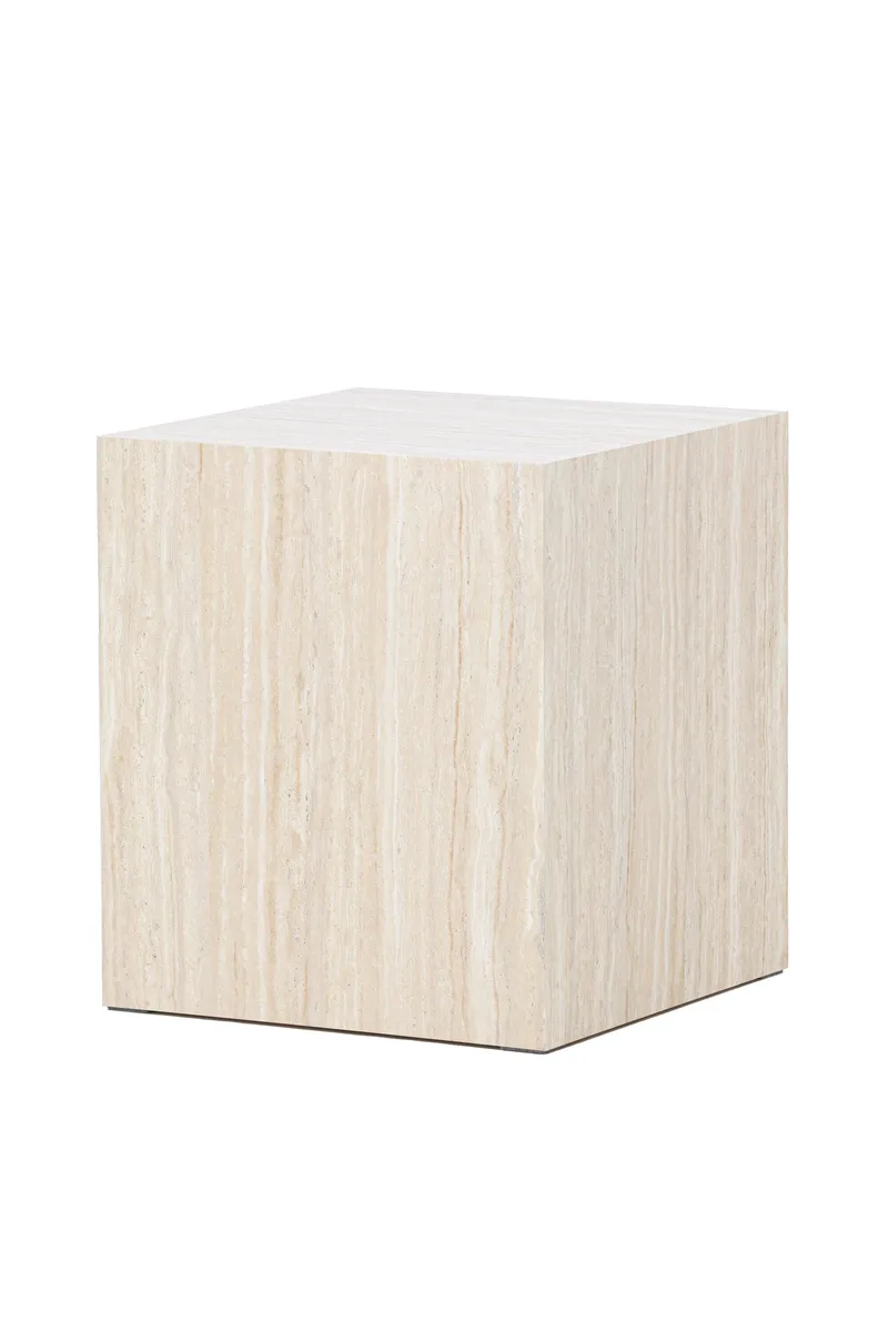 Sohvapöytä Peach York sohvapöytä 45x40x40 cm – travertiinijäljitelmä Beige, undefined
