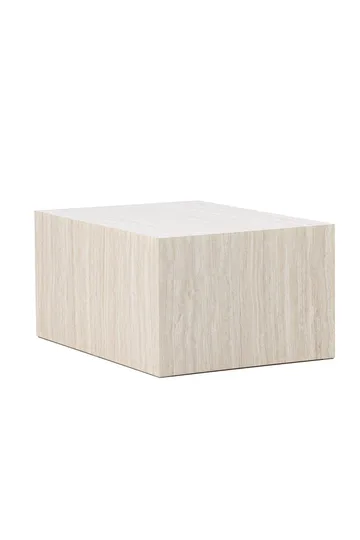 Sohvapöytä Peach York sohvapöytä 40x60x80 cm – travertiinijäljitelmä Beige - Huonekalut - Pöytä & ruokailuryhmä - Sohvapöytä