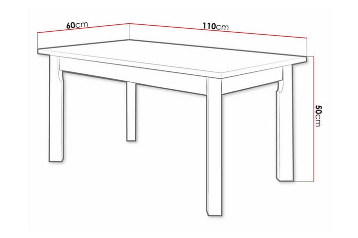 Sohvapöytä Patrickswell 60 cm - Musta - Sohvapöytä