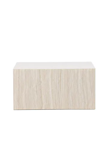 Sohvapöytä Peach York sohvapöytä 40x60x80 cm – travertiinijäljitelmä Beige - Huonekalut - Pöytä & ruokailuryhmä - Sohvapöytä