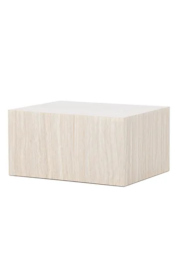Sohvapöytä Peach York sohvapöytä 40x60x80 cm – travertiinijäljitelmä Beige - Huonekalut - Pöytä & ruokailuryhmä - Sohvapöytä