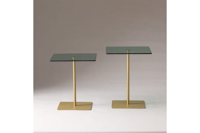 Sohvapöytäsarja Challur Kulta / Vihreä, Kulta / Vihreä