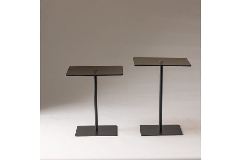 Sohvapöytäsarja Challur Musta / Bronzie - Musta / Bronzie - Huonekalut - Pöytä & ruokailuryhmä - Apupöytä & sivupöytä - Sarjapöytä