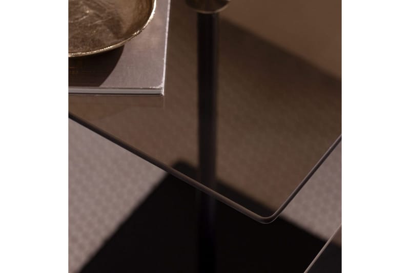 Sohvapöytäsarja Challur Musta / Bronzie - Musta / Bronzie - Huonekalut - Pöytä & ruokailuryhmä - Apupöytä & sivupöytä - Sarjapöytä