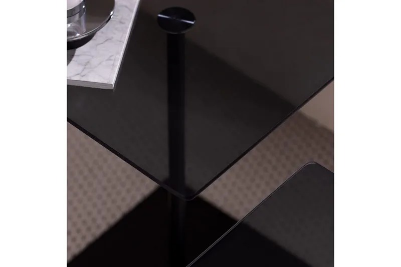 Sohvapöytäsarja Challur Musta / Savu - Musta - Huonekalut - Pöytä & ruokailuryhmä - Apupöytä & sivupöytä - Sarjapöytä