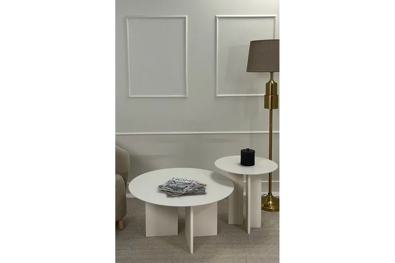 Sohvapöytäsarja Glenure Kerma - Kerma - Huonekalut - Pöytä & ruokailuryhmä - Apupöytä & sivupöytä - Sarjapöytä