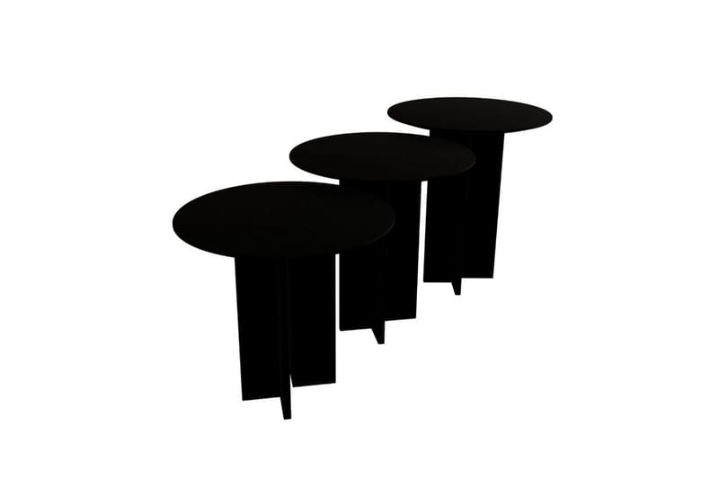 Sohvapöytäsarja Glenure Musta, Musta