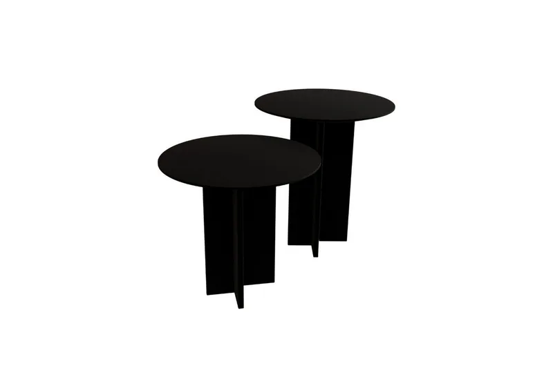 Sohvapöytäsarja Glenure Musta, Musta