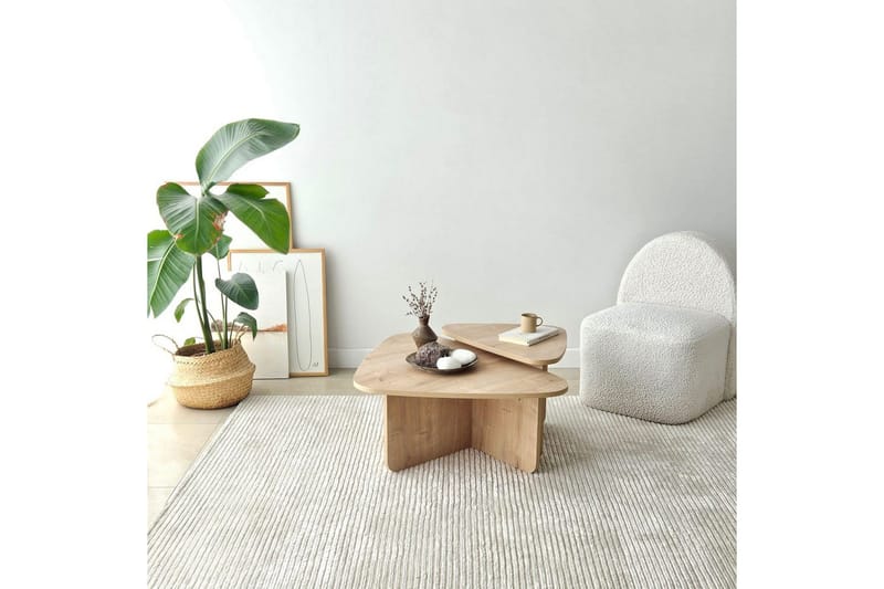 Sohvapöytäsarja Jewa Sarja Safidoniritammi - Safidoniritammi - Huonekalut - Pöytä & ruokailuryhmä - Apupöytä & sivupöytä - Sarjapöytä